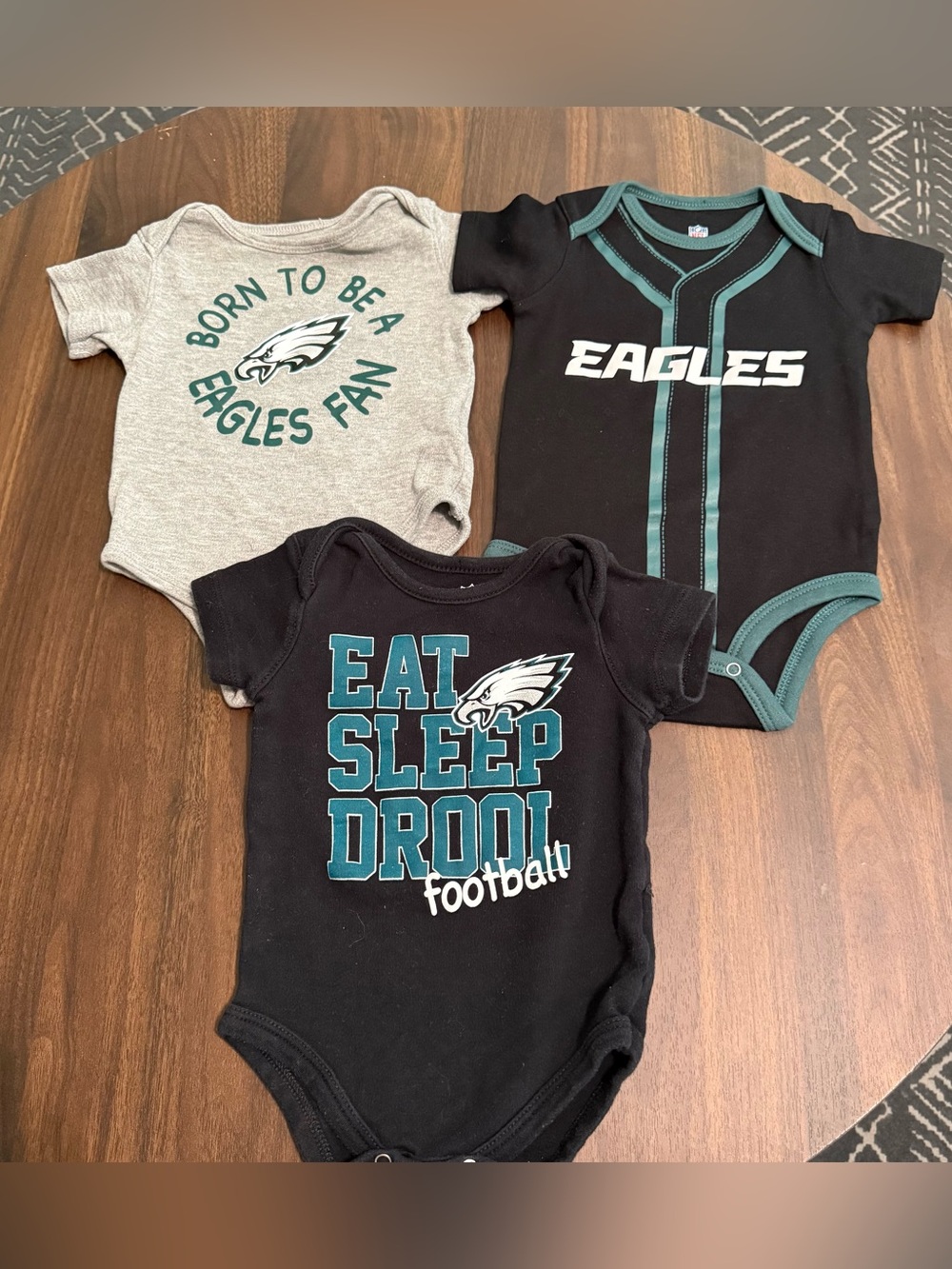 Baby boy Philadelphia eagles onesie bundle